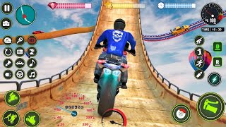 GT MEGA RAMP STUNT BIKE SIMULATOR - Flying Motorcycle Racing Game - Bike Games 3d For Android screenshot 4