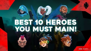 New Best 10 Heroes to main right now! (BULLET ECHO)
