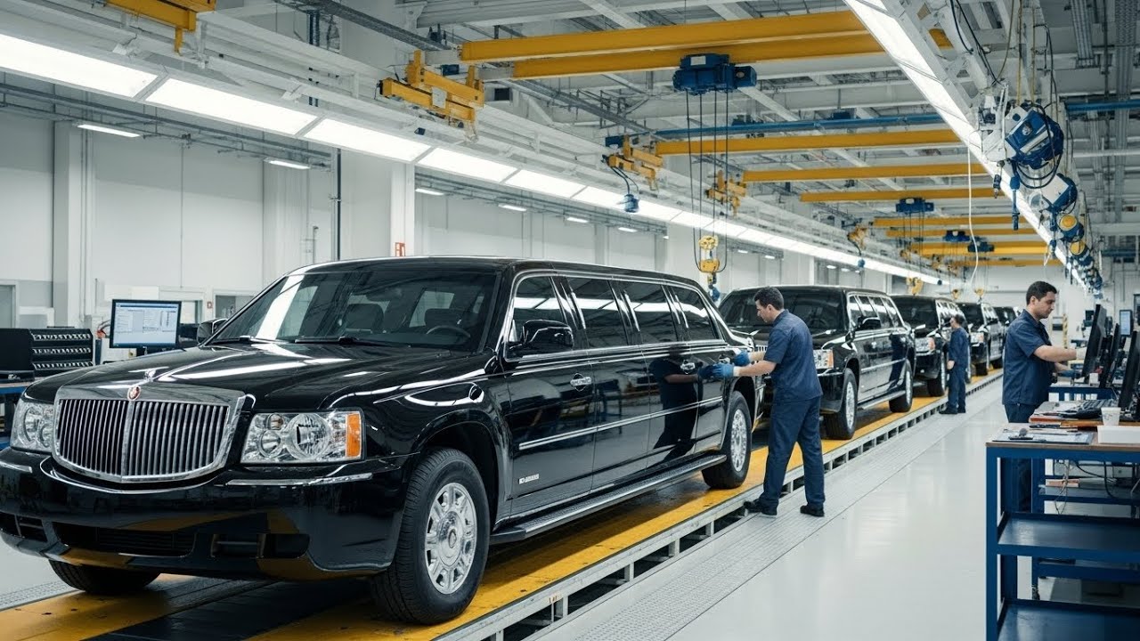 Inside the Armored “Beast” Factory | How Bulletproof Presidential Limousines Is Made (Full Process)