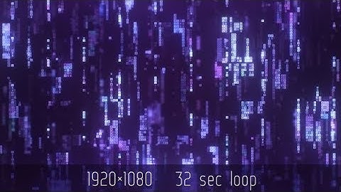 Machine Learning Binary Code Fly-Through | Motion Graphics - Videohive template