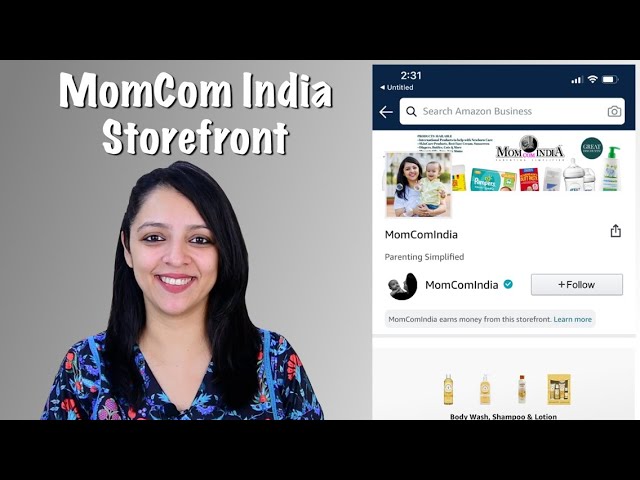 MomComIndia Amazon Storefront | Product Listing Made Easy - YouTube