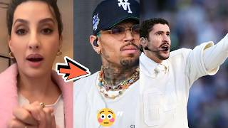 Download Lagu “Nora Fatehi Reacts to Bad Bunny — Chris Brown Can’t Stay Silent! 😳” MP3