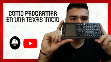🔵COMO PROGRAMAR EN UNA CALCULADORA 🔥 TEXAS INSTRUMENTS nspire cx