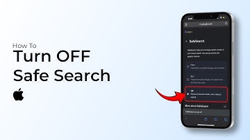 Hoe schakel ik Veilig zoeken uit op de iPhone (iOS 18)?