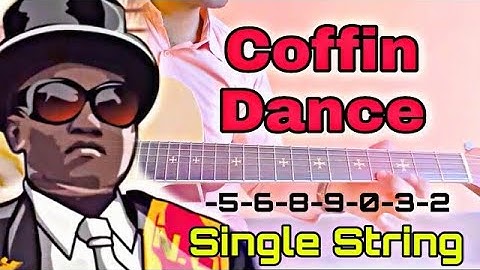 Coffin Dance Meme Guitar Tabs But On Single String Only