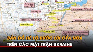 Tin tức Nga - Ukraine | Bản đồ của Bộ Quốc phòng Nga hé lộ bước lùi trên các mặt trận Ukraine