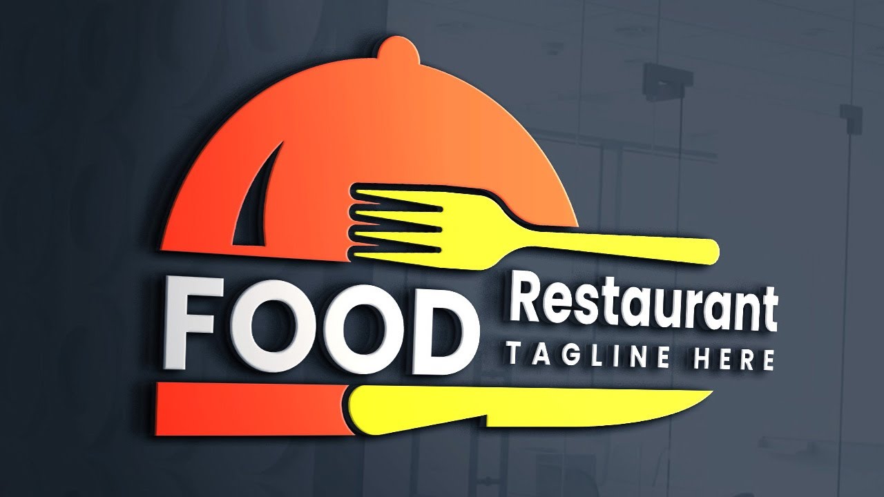 Food Restaurant logo design in adobe illustrator cc||Rasheed RGD - YouTube