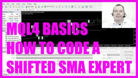 MQL4 TUTORIAL BASICS - 25 SIMPLE SHIFTED MOVING AVERAGE EXPERT ADVISOR