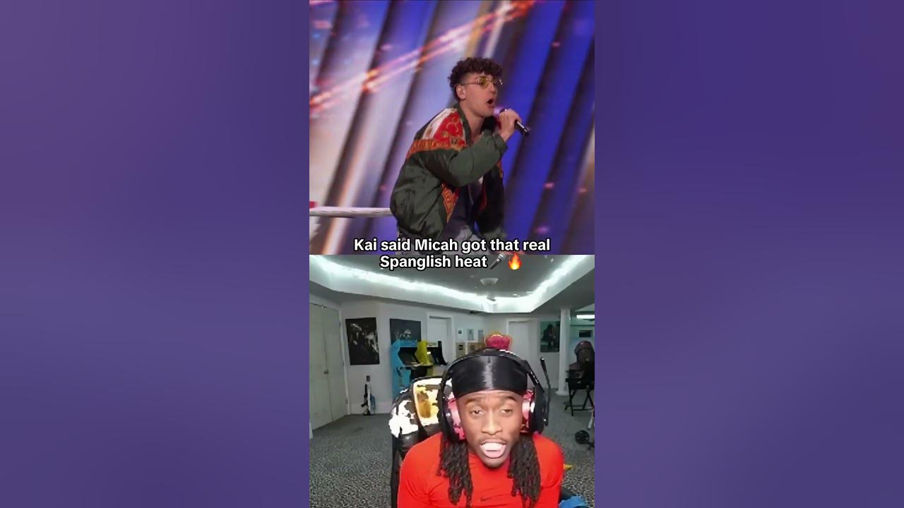 Kai Cenat vibin’ hard to Micah Palace on AGT 🔥💯