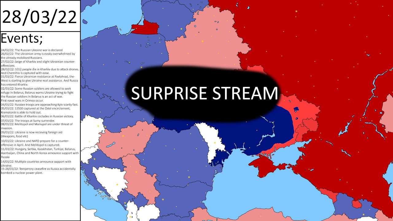 Working on the alt Ukraine vs Russia war project. (I am sick so srry if ...
