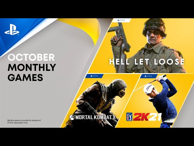 PS Plus: Hell Let Loose, PGA Tour 2K21 e Mortal Kombat X são os