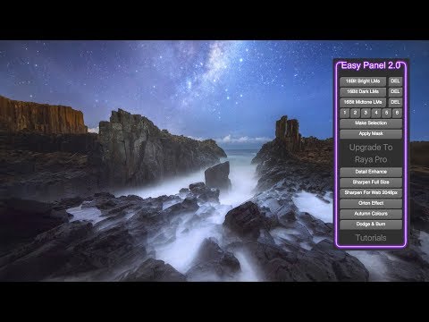 Easy Panel 2.0 - Amazing Free 16 bit Luminosity Masks Panel