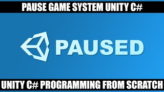 Pause System Stopping Time In C# Unity Tutorial