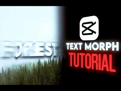 Morphing Text Tutorial For CapCut (2026)