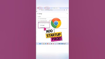Customize your Chrome Browser startup page. #chrome