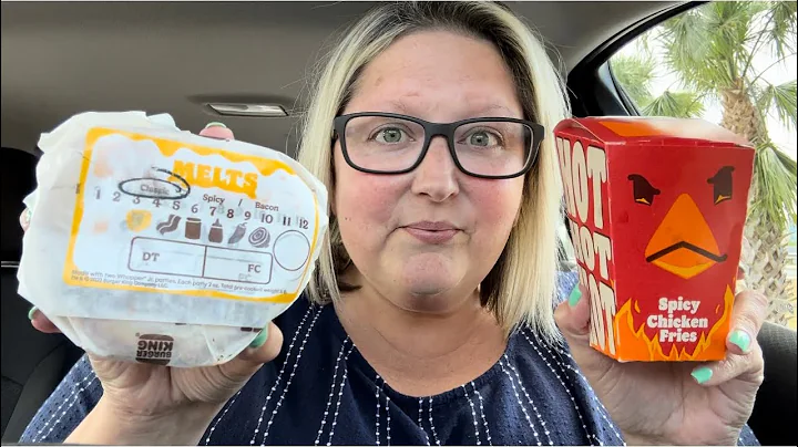 Burger King! NEW Spicy Chicken Fries & Classic Melt!