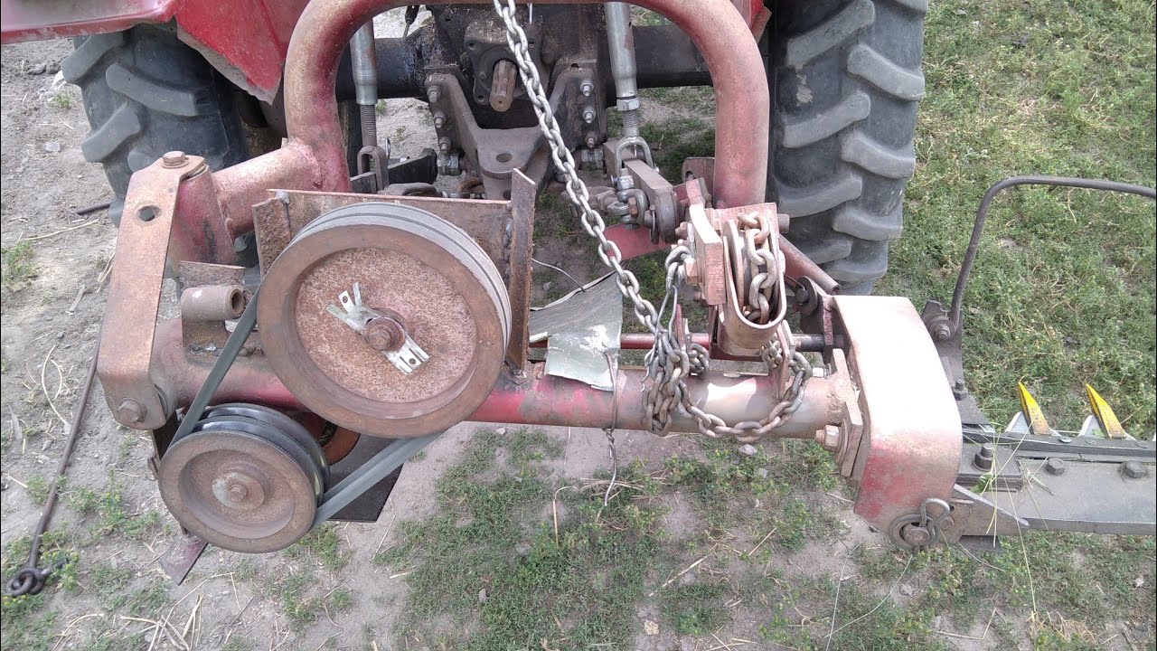 Регулировка цепи на китайской косилки 9G-1,6 - YouTube