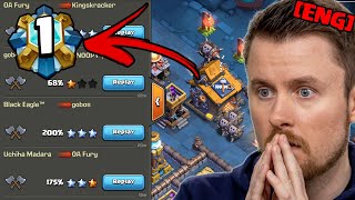 RANK 1 vs TOP PLAYERS compete in Builder Base KING OF THE HILL Tournament in Clash of Clans