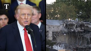Donald Trump Begins Demolishing White House Wing For New Ballroom