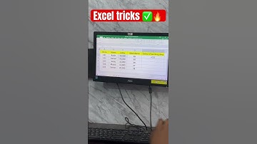 Excel  tricks #excel #computereducation  #windows #computer #microsoftword @YouTube