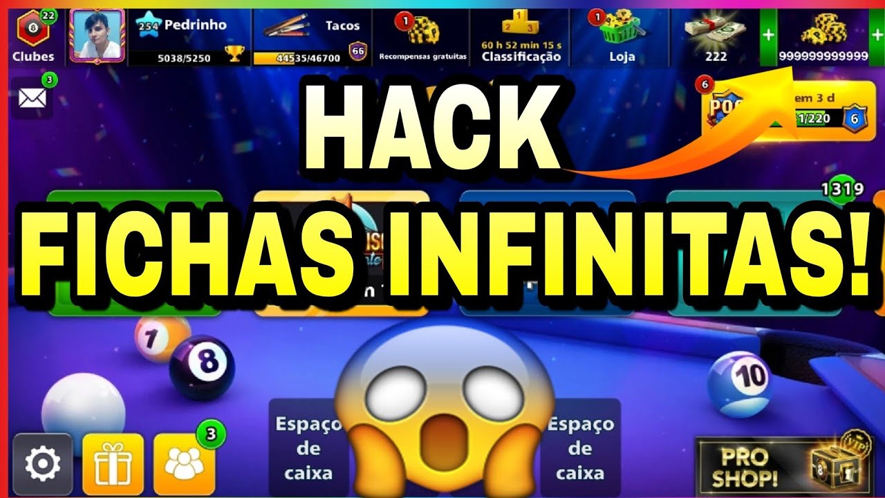 COMO CONSEGUIR DINHEIRO INFINITO E FICAR MILIONÁRIO NO 8 BALL POOL 