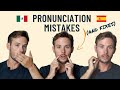 Spanish pronunciation mistakes that english speakers make beginner  advanced
