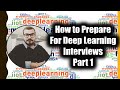 How to Prepare For Deep Learning Interviews- Important Interview Questions in ANN-Part 1🔥🔥🔥🔥