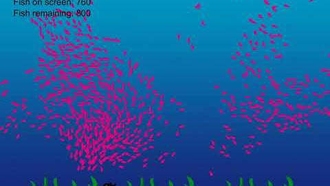 Boids Fish Simulation