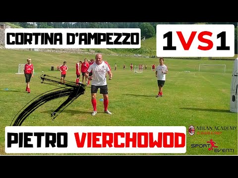 1VS1 col portiere - Pietro Vierchowod - AC Milan Academy Camp