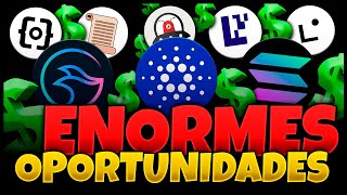 Últimas GRANDES OPORTUNIDADES en CRIPTOMONEDAS que VALEN ORO PURO!  (Durarán Poco)