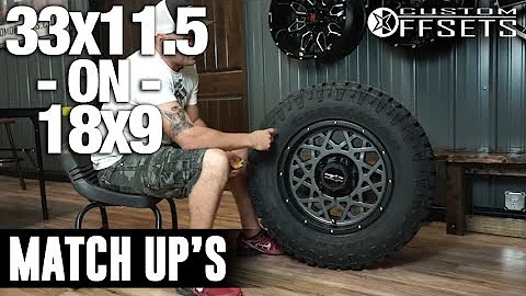 Custom Offsets Match Up: 33x11.5 on 18x9