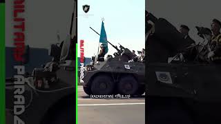Потрясающий Парад Казахстанских Солдат В Яркой Военной Форме