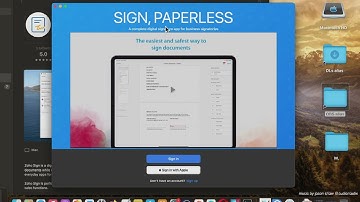 E signature app Zoho Sign from Mac App Store [Basic Overview]