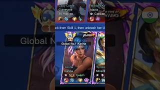 Top 1 Global Karina she doesn’t chase fights she ends them instantly 🔥 #shorts #mobalegends5v5