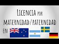 Licencia por maternidad/paternidad en Nueva Zelanda, Argentina, Suecia y Alemania