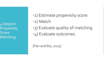 Propensity Score Matching - A Quick Introduction