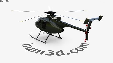 MD Helicopters MD 500 3D model by 3DModels.org