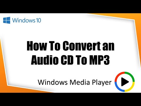 How To Rip Audio CD to MP3 in Windows Media Player | Windows 10 Tutorial