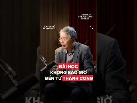 Bài học không bao giờ đến từ thành công