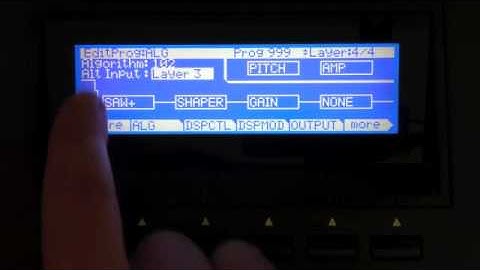 Kurzweil PC3: Tutorial 8 -- Programming an FM Bass Sound