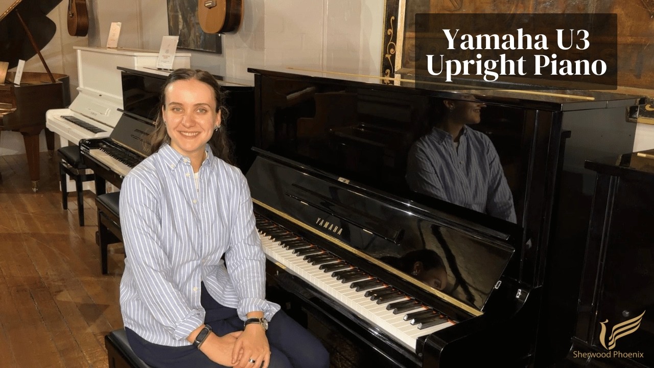 Yamaha U3 Upright Piano Black Polyester | Review & Demo | Sherwood