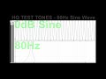 【高音質】 80Hz Sin波(正弦波)