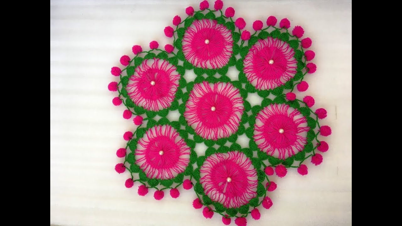 यूपिन से बनायें आसान और ख़ूबसूरत थालपोस डिज़ाइन  thalposh design no 10