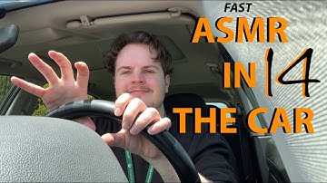 Fast & Aggressive ASMR in the Car 14 lofi Hand Sounds, Invisible triggers,Gripping&Scratching+Visual