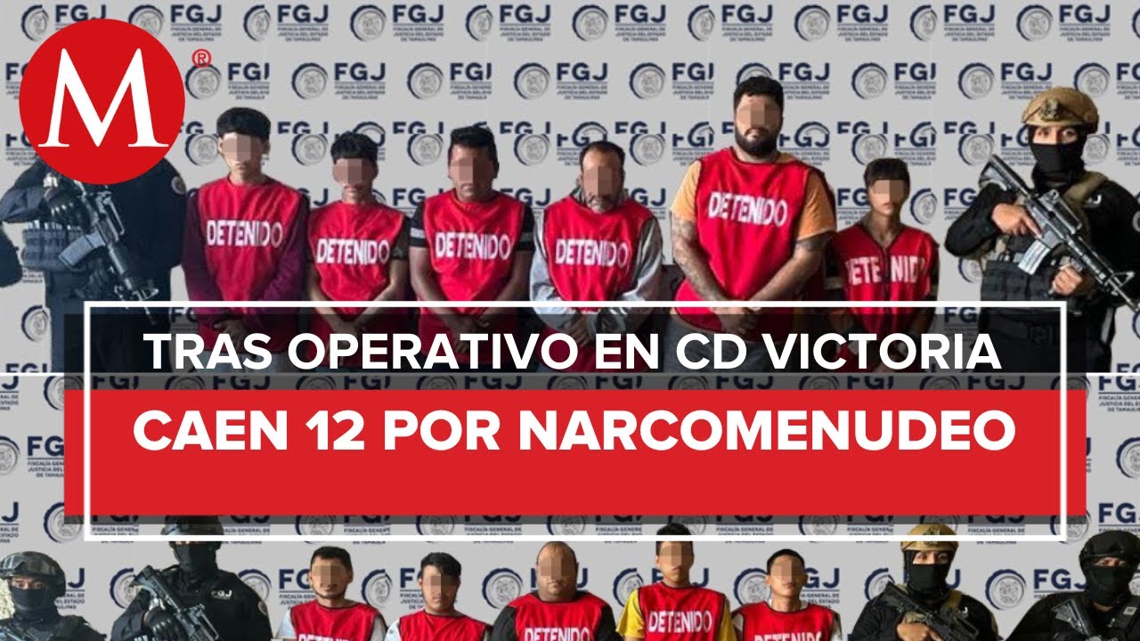 Autoridades de Tamaulipas detuvieron a 12 personas tras realizar cateos