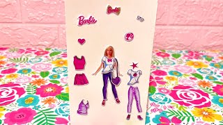 ASMR STICKER İLE BARBIE BEBEK GİYDİRME (SATISFYING DRESS UP)