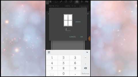 Cara membuat atau menambahkan comic panel di Medibang Paint Android