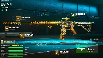 the *NO RECOIL* M4 LOADOUT after UPDATE! 👑 (Vondel Park Warzone)