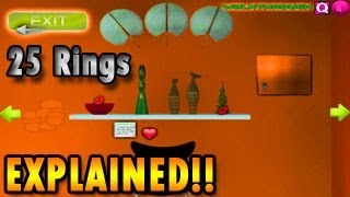 25 Rings Escape Walkthrough, Explained Full in 3 mins - New Free Games Room Escape screenshot 1