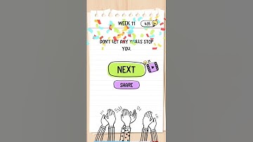 Brain Test Weekly Challenge Week 11 Solution or Walkthrough